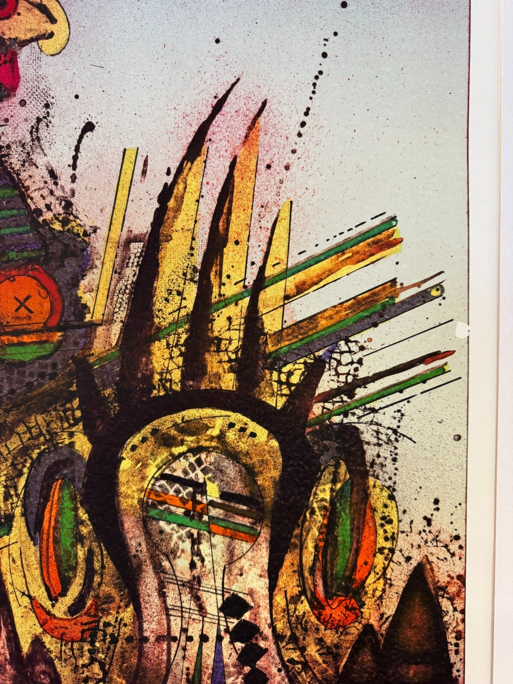 Karel Vysusil (1926-2014) Signierte Lithografie Atomare Zeit 9/25