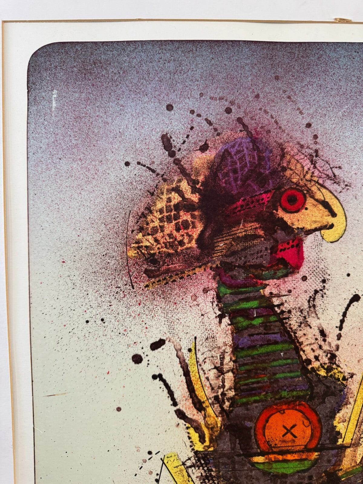 Karel Vysusil (1926-2014) Signierte Lithografie Atomare Zeit 9/25