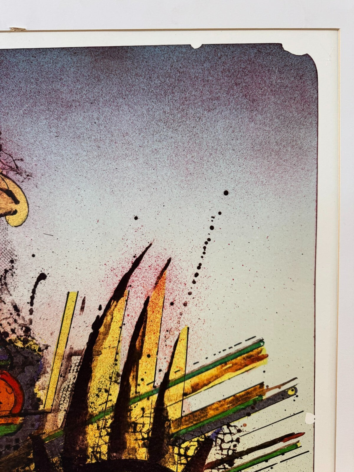 Karel Vysusil (1926-2014) Signierte Lithografie Atomare Zeit 9/25