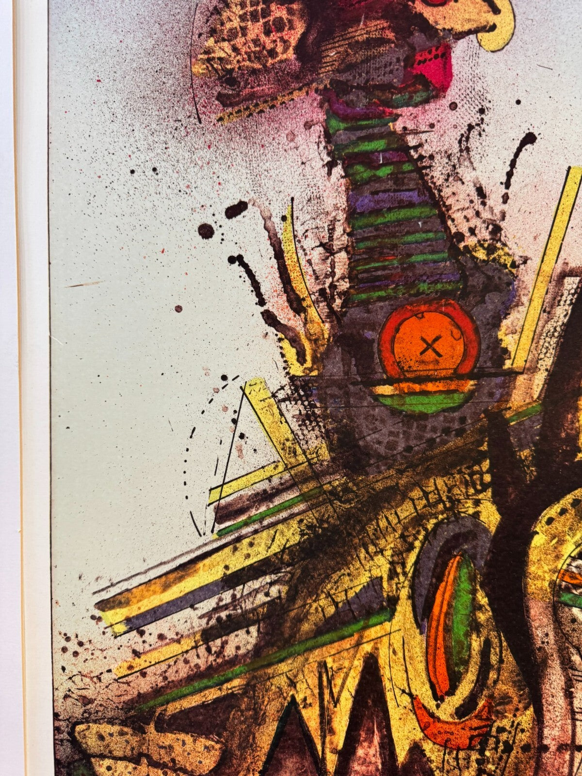 Karel Vysusil (1926-2014) Signierte Lithografie Atomare Zeit 9/25