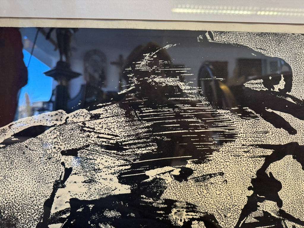 Roman Havlík (1952) Signierte Lithografie Pferderennen