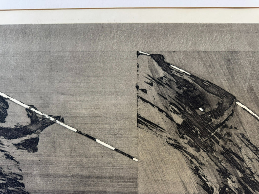 Roman Havlík (1952) Signierte Lithografie der Hochspringer 5/50