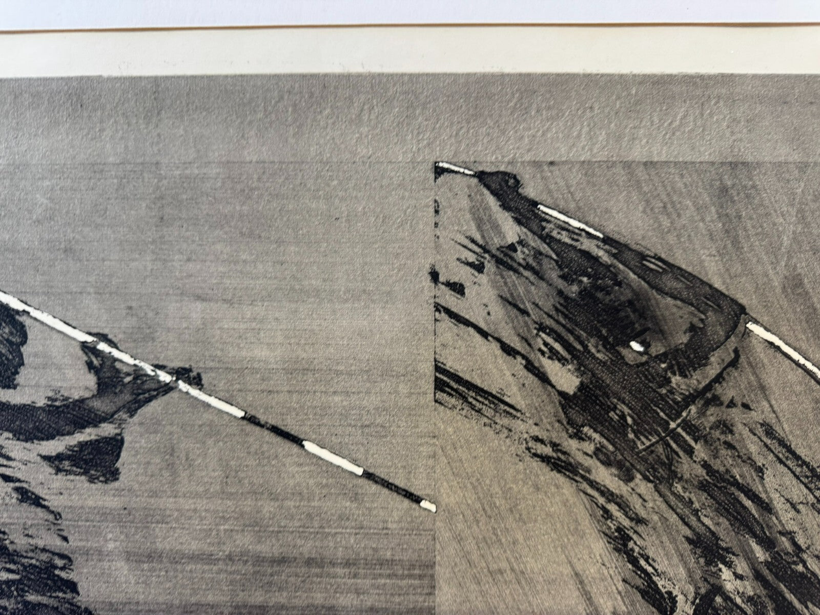 Roman Havlík (1952) Signierte Lithografie der Hochspringer 5/50