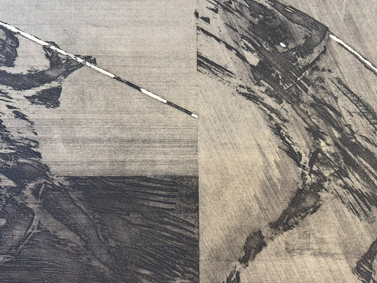 Roman Havlík (1952) Signierte Lithografie der Hochspringer 5/50