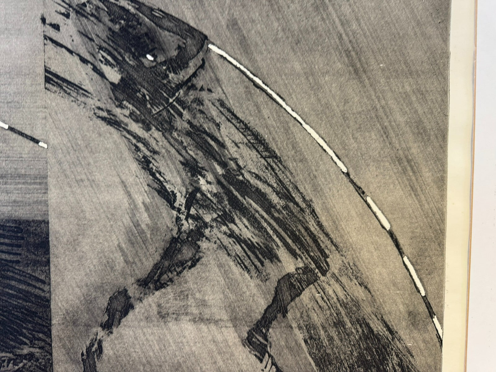 Roman Havlík (1952) Signierte Lithografie der Hochspringer 5/50