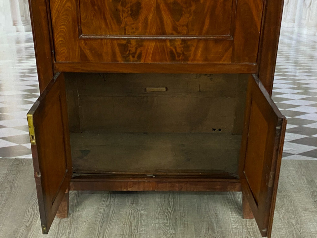 Empire Biedermeier Sekretär um 1820 Mahagoni Furnier Schreibmöbel