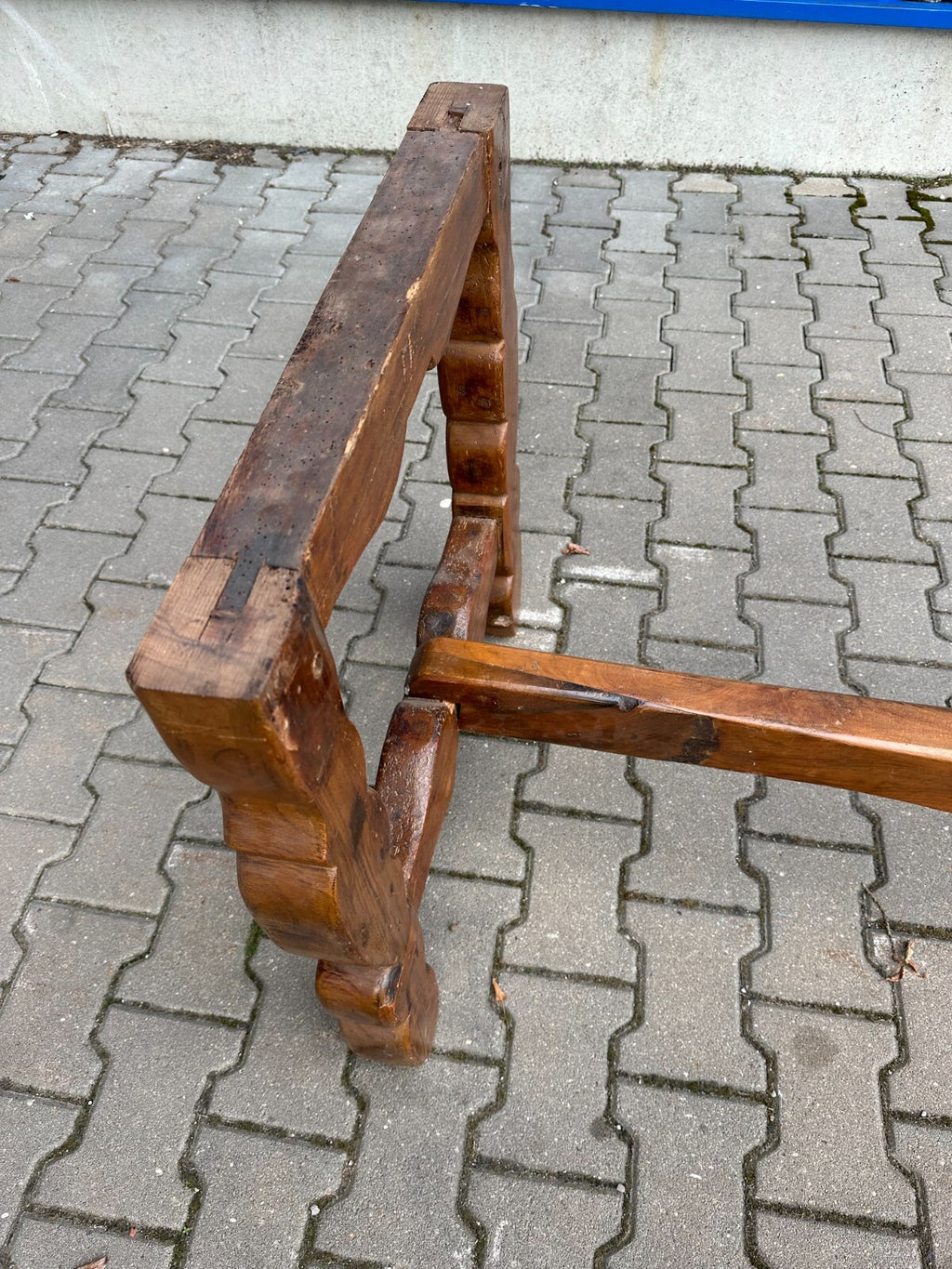 Antiker Esstisch Barock Tisch 18 tes Jhdt Eiche massiv 3m am Stück gearbeitet
