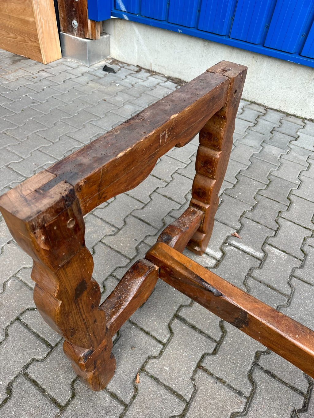 Antiker Esstisch Barock Tisch 18 tes Jhdt Eiche massiv 3m am Stück gearbeitet