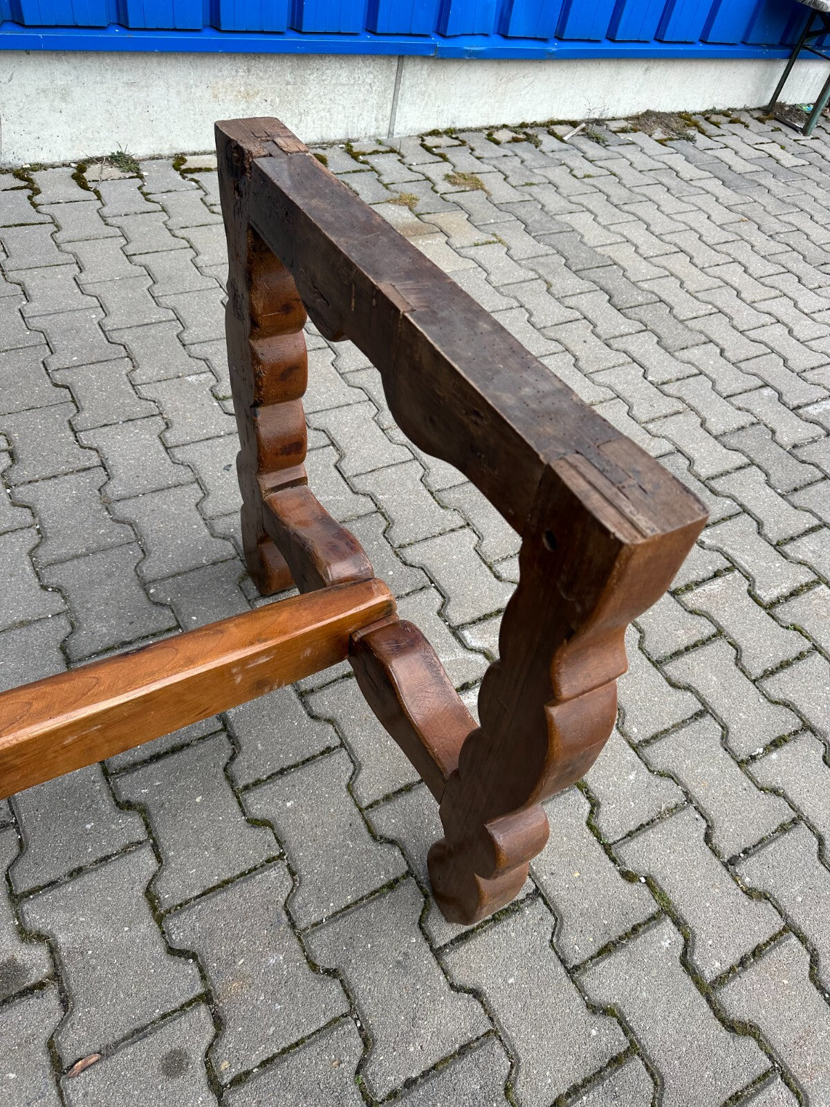 Antiker Esstisch Barock Tisch 18 tes Jhdt Eiche massiv 3m am Stück gearbeitet