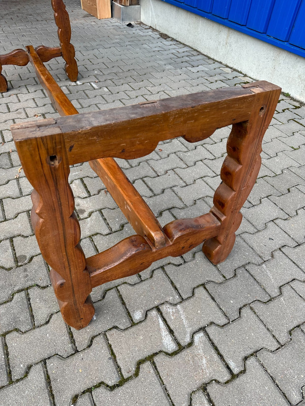 Antiker Esstisch Barock Tisch 18 tes Jhdt Eiche massiv 3m am Stück gearbeitet