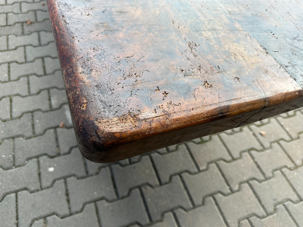 Antiker Esstisch Barock Tisch 18 tes Jhdt Eiche massiv 3m am Stück gearbeitet