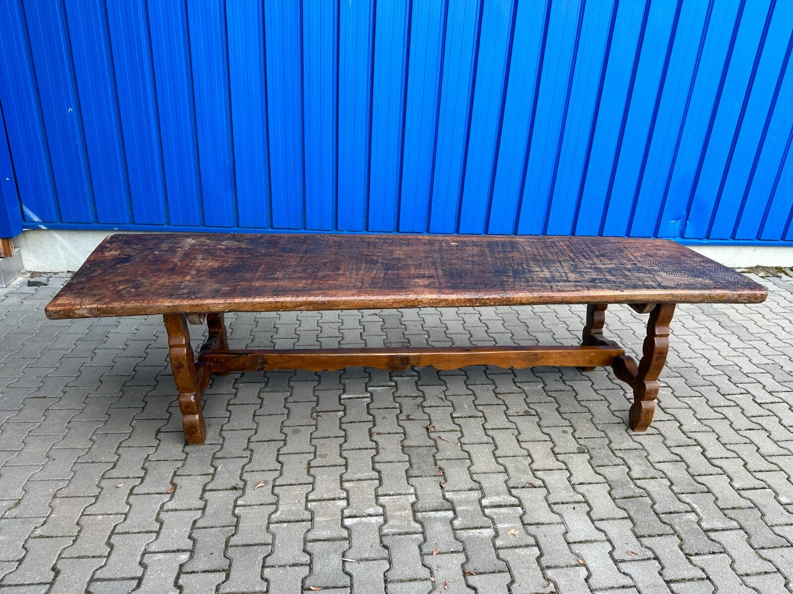 ANTIKER ESSTISCH BAROCK TISCH 18 TES JHDT EICHE MASSIV 3m AM STÜCK GEARBEITET