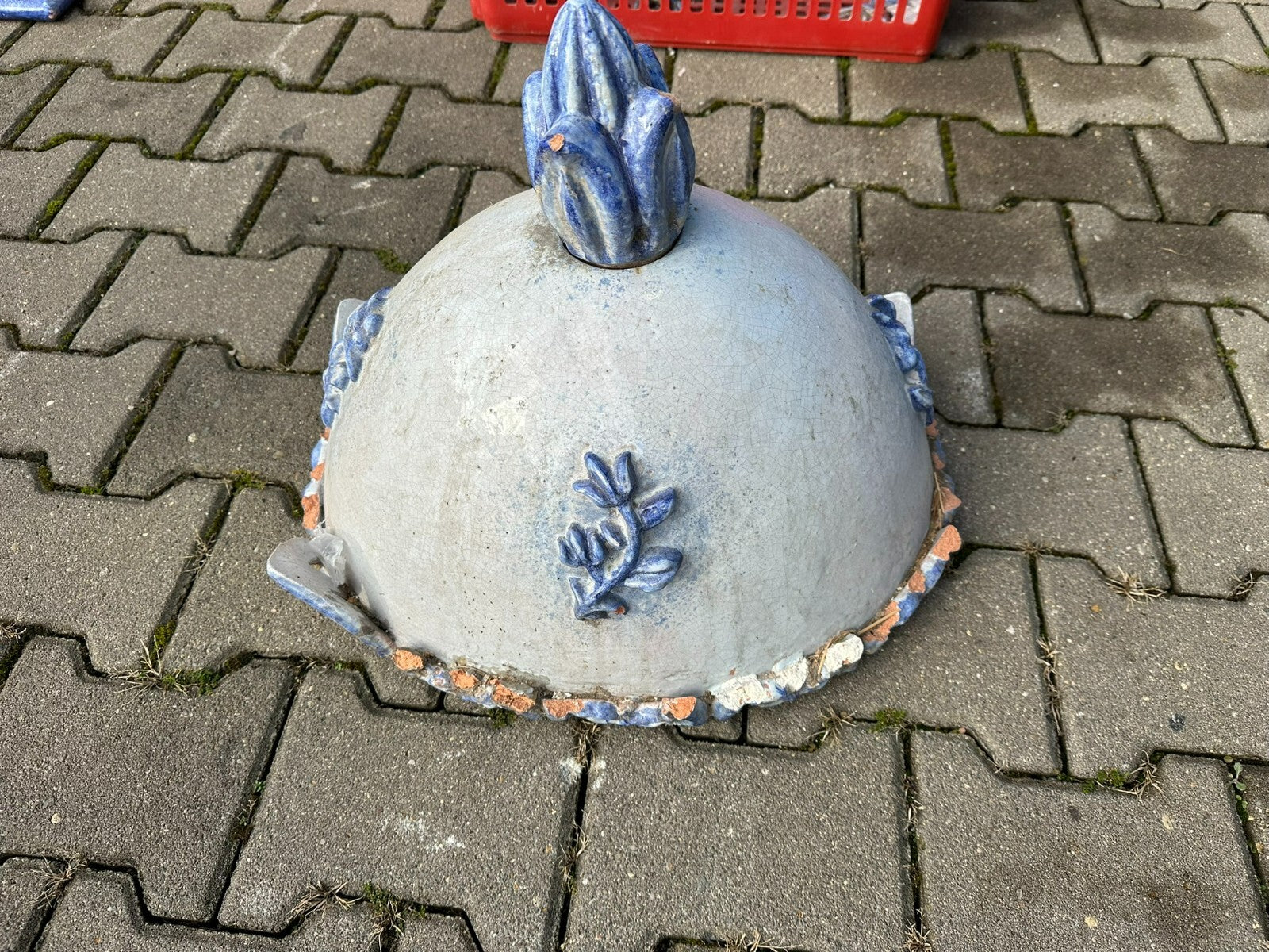 Grundofen Ofen Kachelofen in Historismus Stil Nymphen Betrieb mit Heizspirale