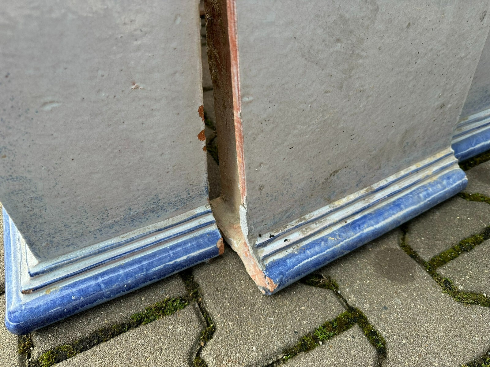 Grundofen Ofen Kachelofen in Historismus Stil Nymphen Betrieb mit Heizspirale