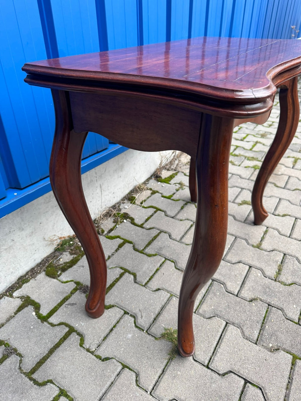 Antiker Tisch Spieltisch Beistelltisch Louis Philippe um 1860 Mahagoni