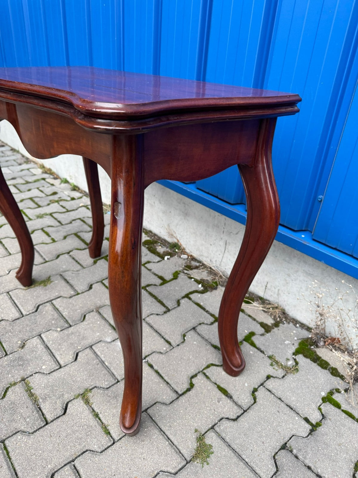 Antiker Tisch Spieltisch Beistelltisch Louis Philippe um 1860 Mahagoni