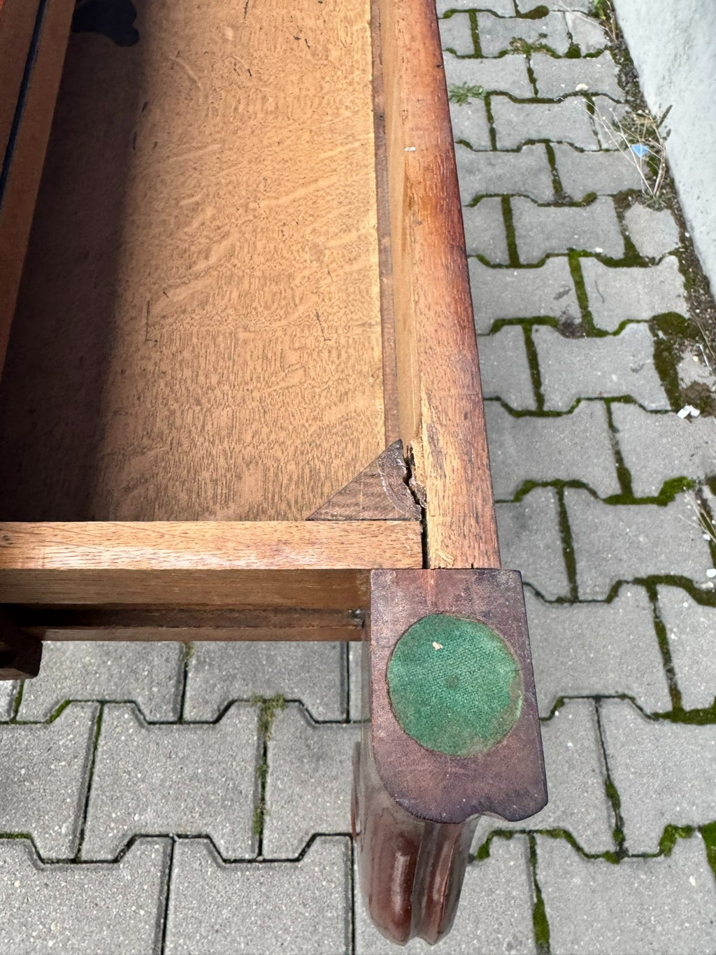 Antiker Tisch Spieltisch Beistelltisch Louis Philippe um 1860 Mahagoni