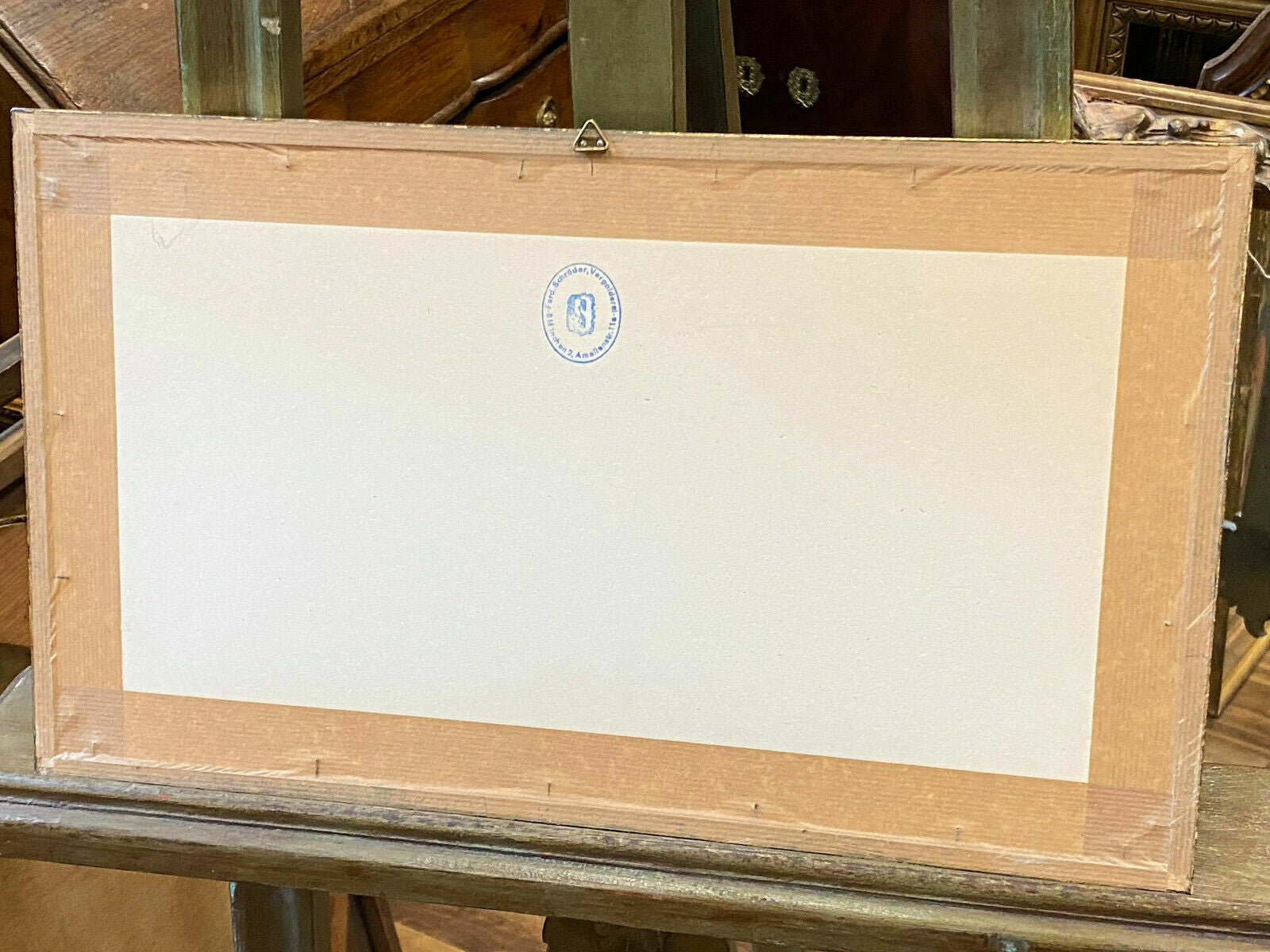 Antiker Stich Markt Kraiburg Hochwertig gerahmt schöner Zustand