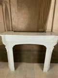 ANTIKER MARMOR KAMIN UM 1890 HISTORISMUS JUGENDSTIL KAMINUMRANDUNG ANTIK