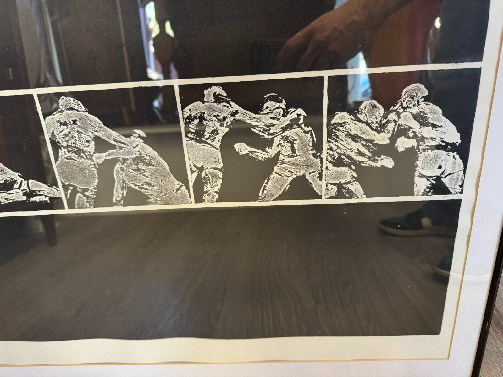 Roman Havlík (1952) Signierte Lithografie Boxer