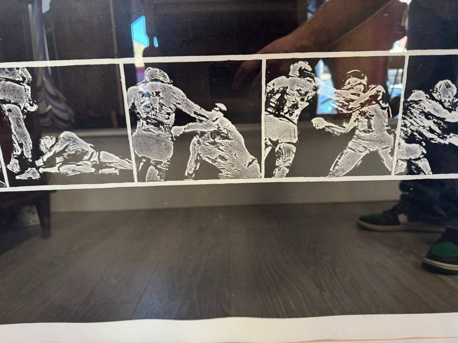 Roman Havlík (1952) Signierte Lithografie Boxer
