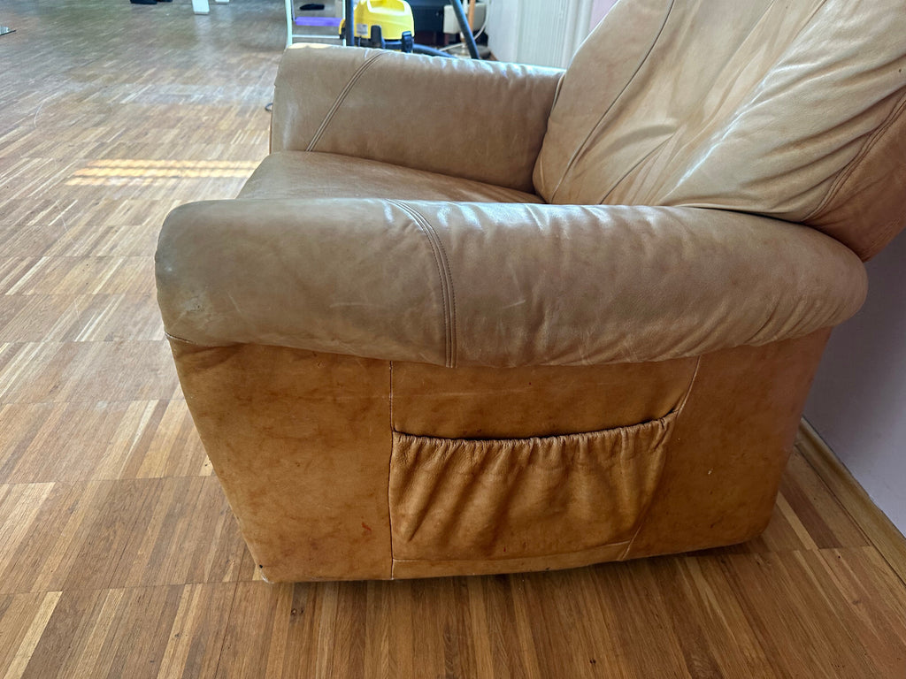 Himola Relax Sessel Leder Mechanisch Vintage Sessel