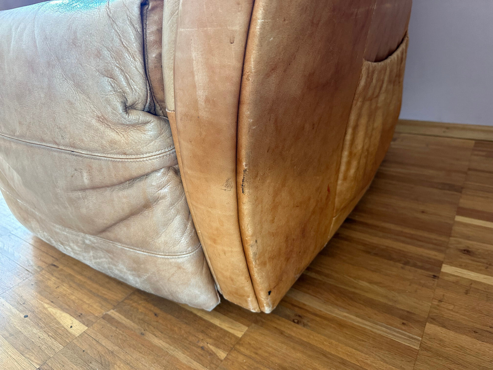 Himola Relax Sessel Leder Mechanisch Vintage Sessel