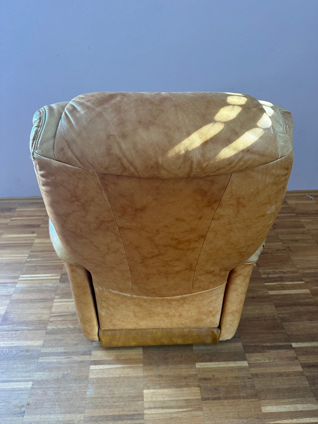 Himola Relax Sessel Leder Mechanisch Vintage Sessel