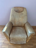 HIMOLA RELAX SESSEL LEDER MECHANISCH VINTAGE SESSEL