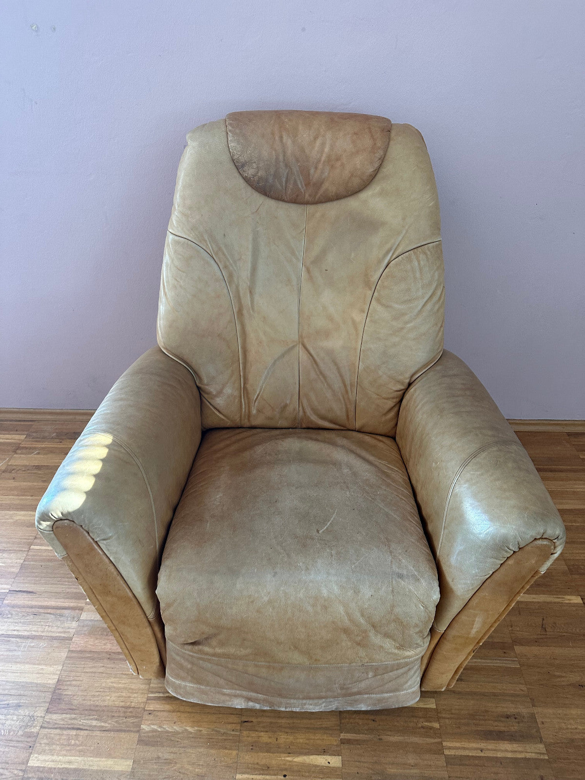 HIMOLA RELAX SESSEL LEDER MECHANISCH VINTAGE SESSEL
