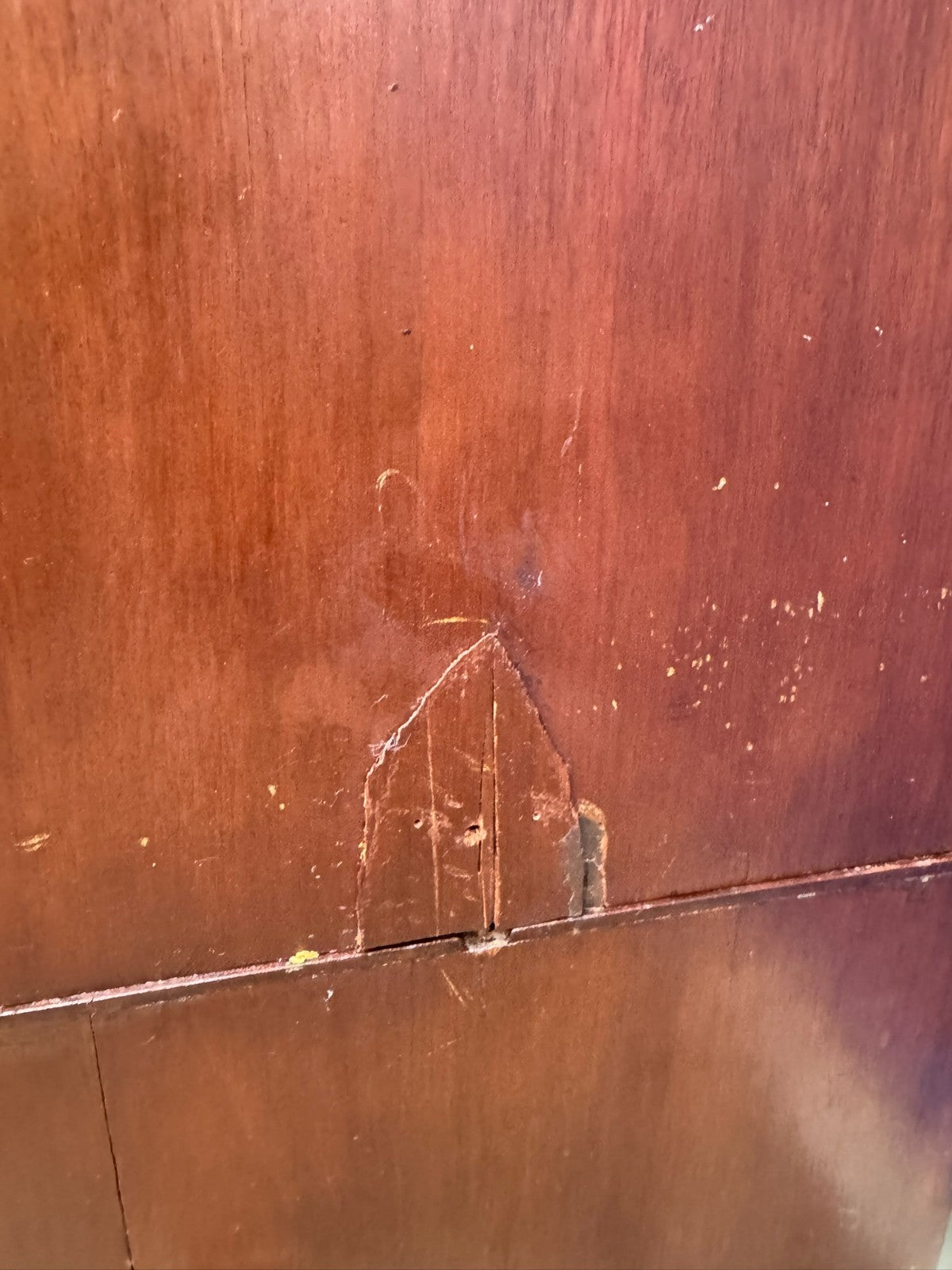 Antike Aufsatz Vitrine mit Sekretär Mahagoni England 19 tes Jhdt