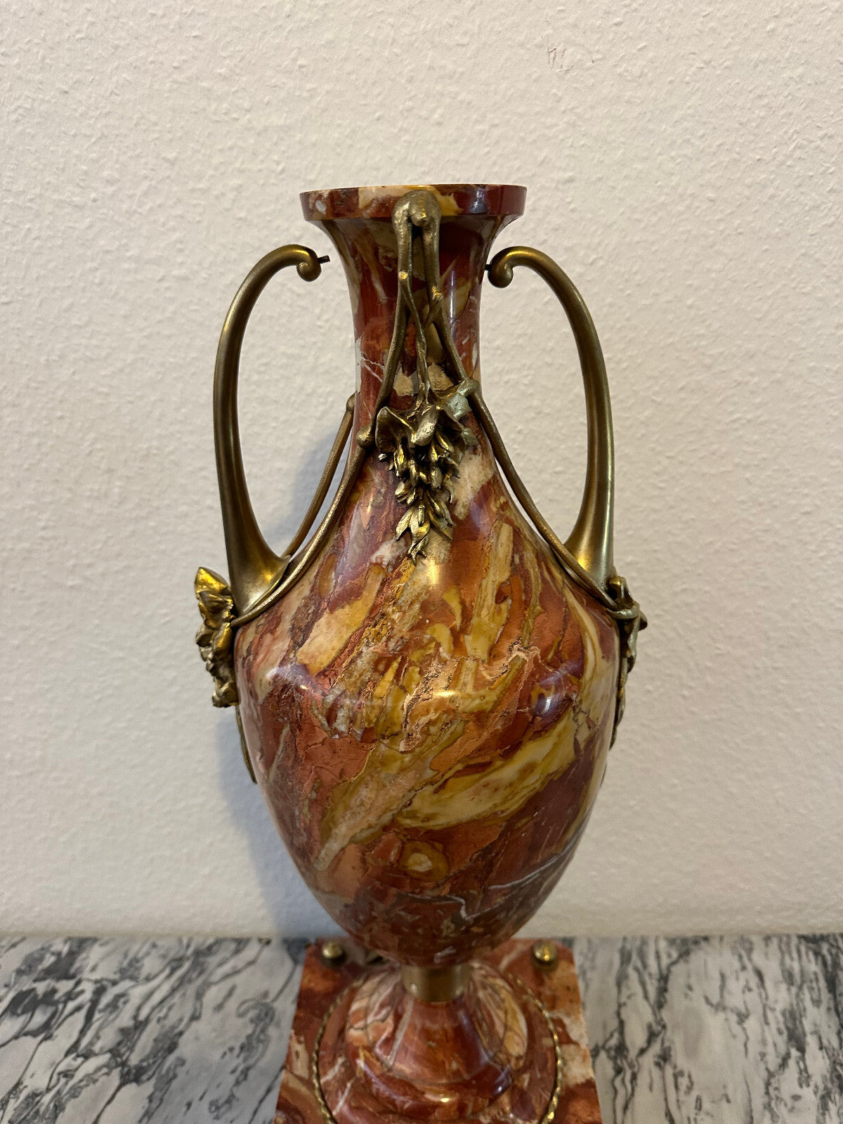 Antiker Beisteller um 1900 Cassolette Bronze Beschlag um 1900 Jugendstil
