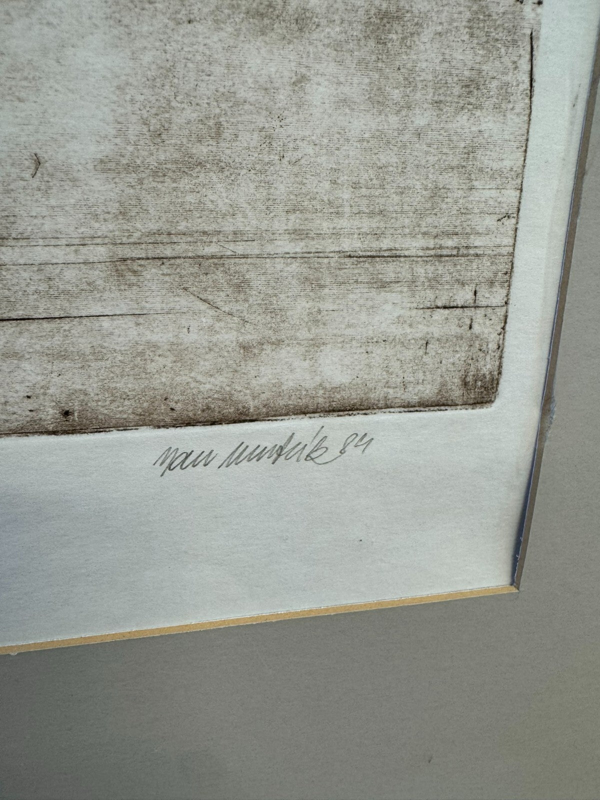 Jan Mentlík (1929) Signierte Lithografie ein Verliebter Pierot 8/50