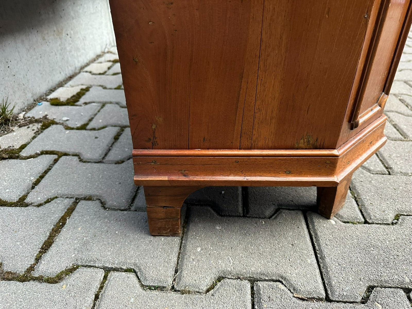 Antike Barockkommode Barock Kommode Mahagoni massiv Stern Intarsien Holland 18JH