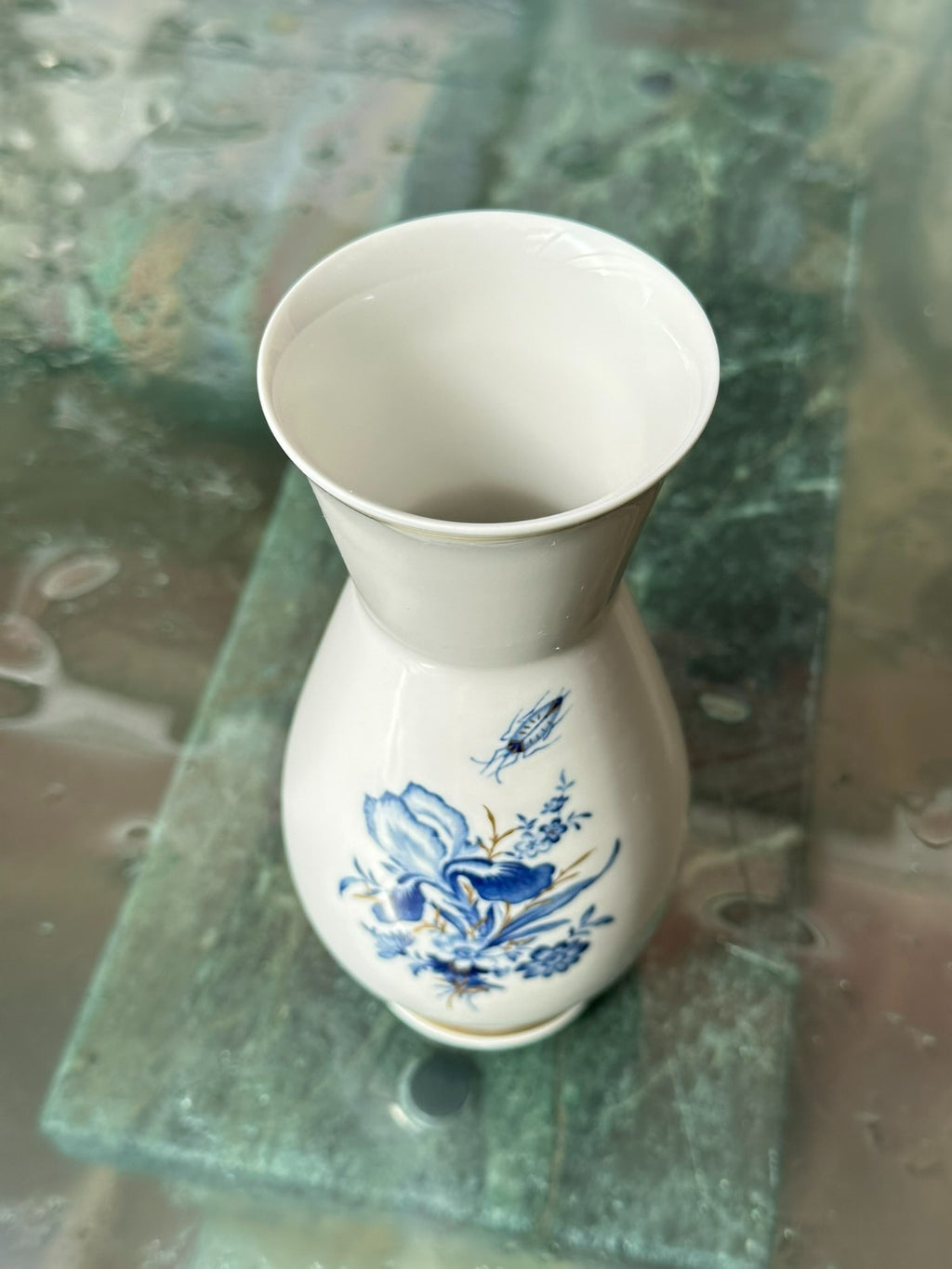 Meissen Porzellan Vase handbemalt Erste Wahl Blumen