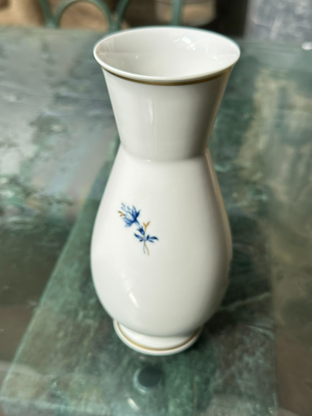 Meissen Porzellan Vase handbemalt Erste Wahl Blumen