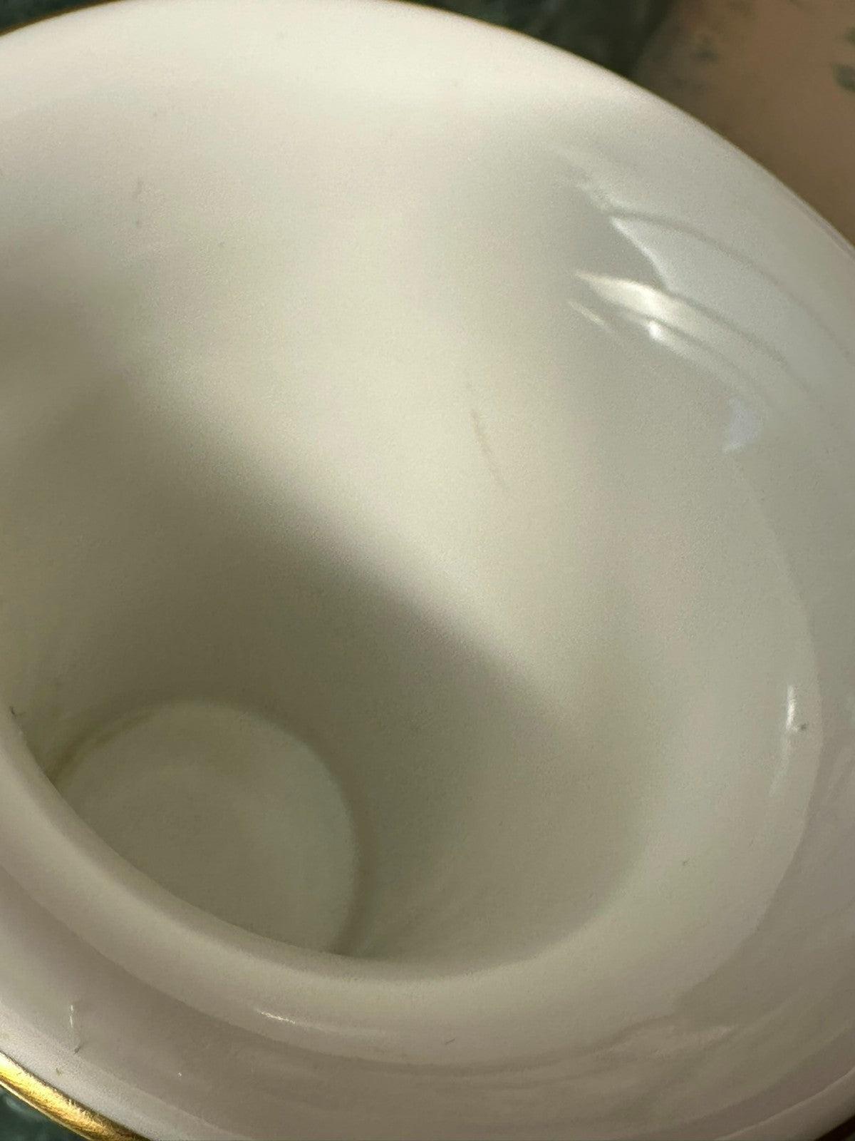 Meissen Porzellan Vase handbemalt Erste Wahl Trompetenvase Blumen