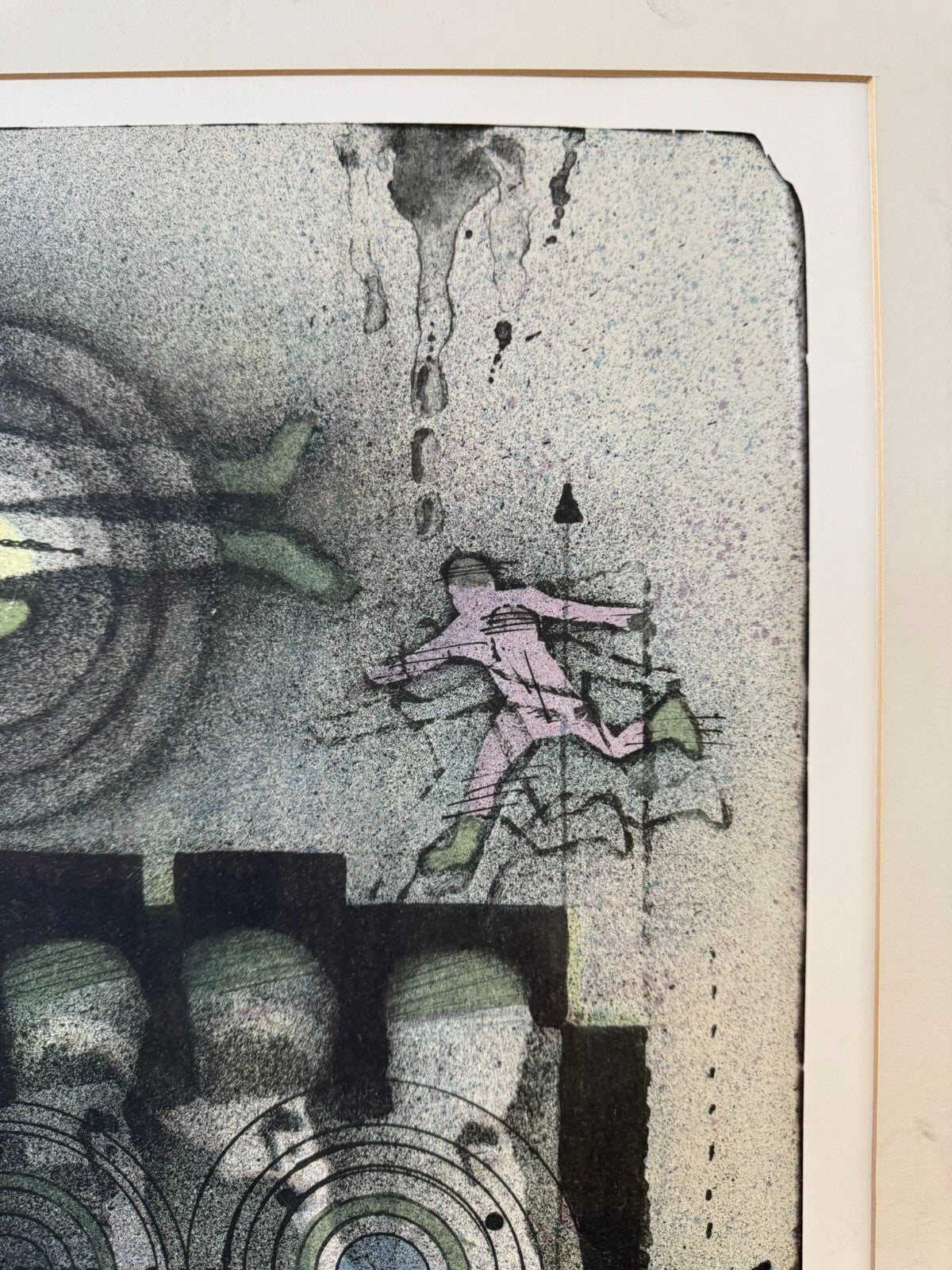 Karel Vysusil (1926-2014)SIGNIERTE Lithografie in Passepartout gerahmt