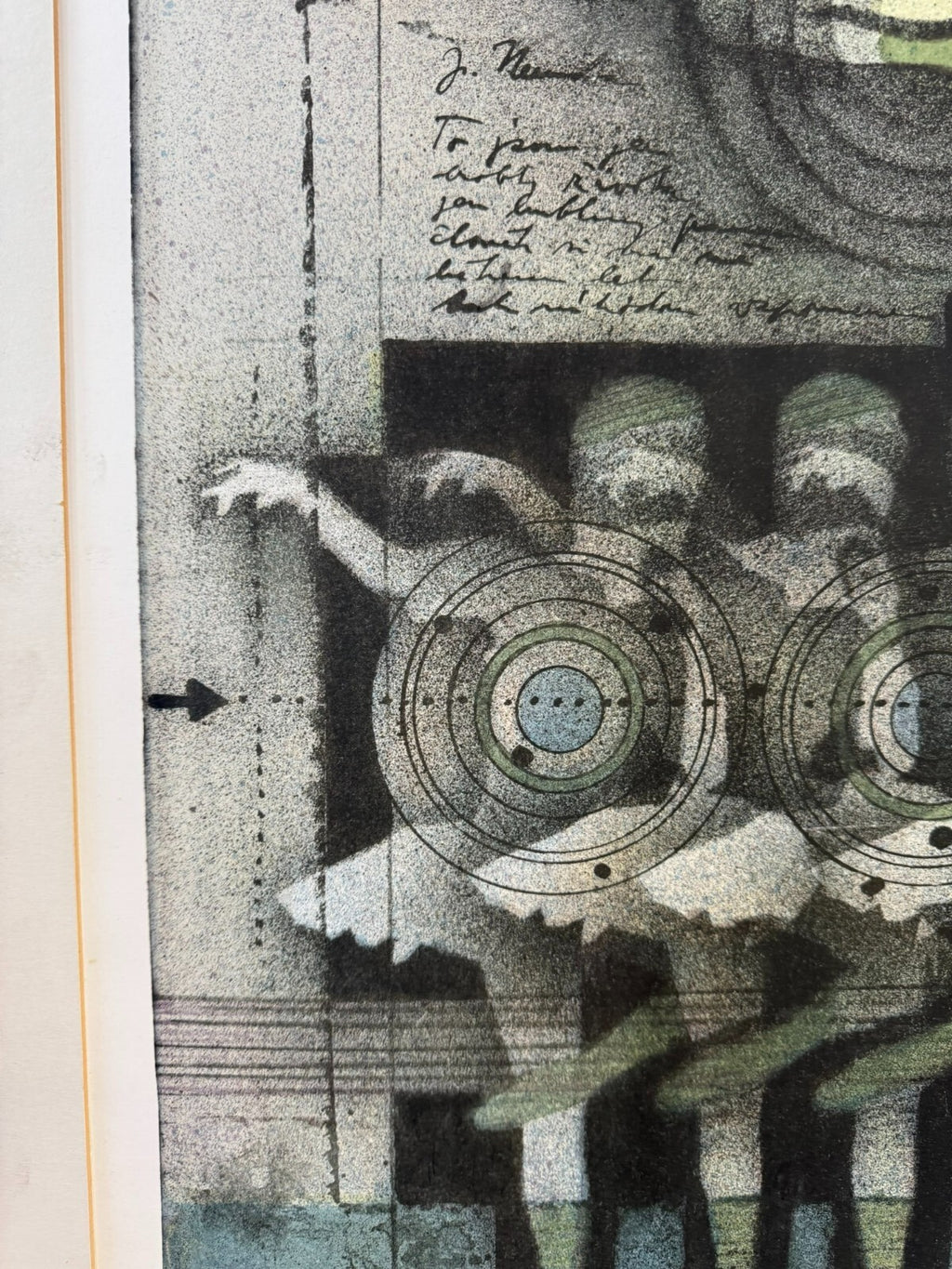 Karel Vysusil (1926-2014)SIGNIERTE Lithografie in Passepartout gerahmt
