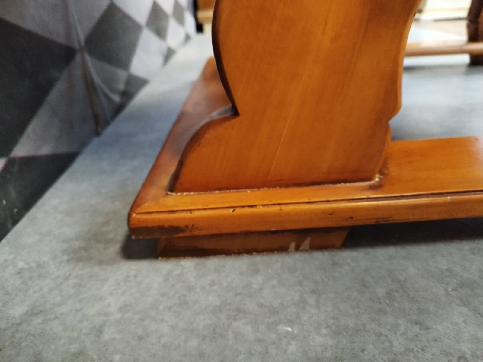 Alter Barocktisch Tisch in Barock Stil 20 tes Jhdt Holz massiv Landhaus Esstisch
