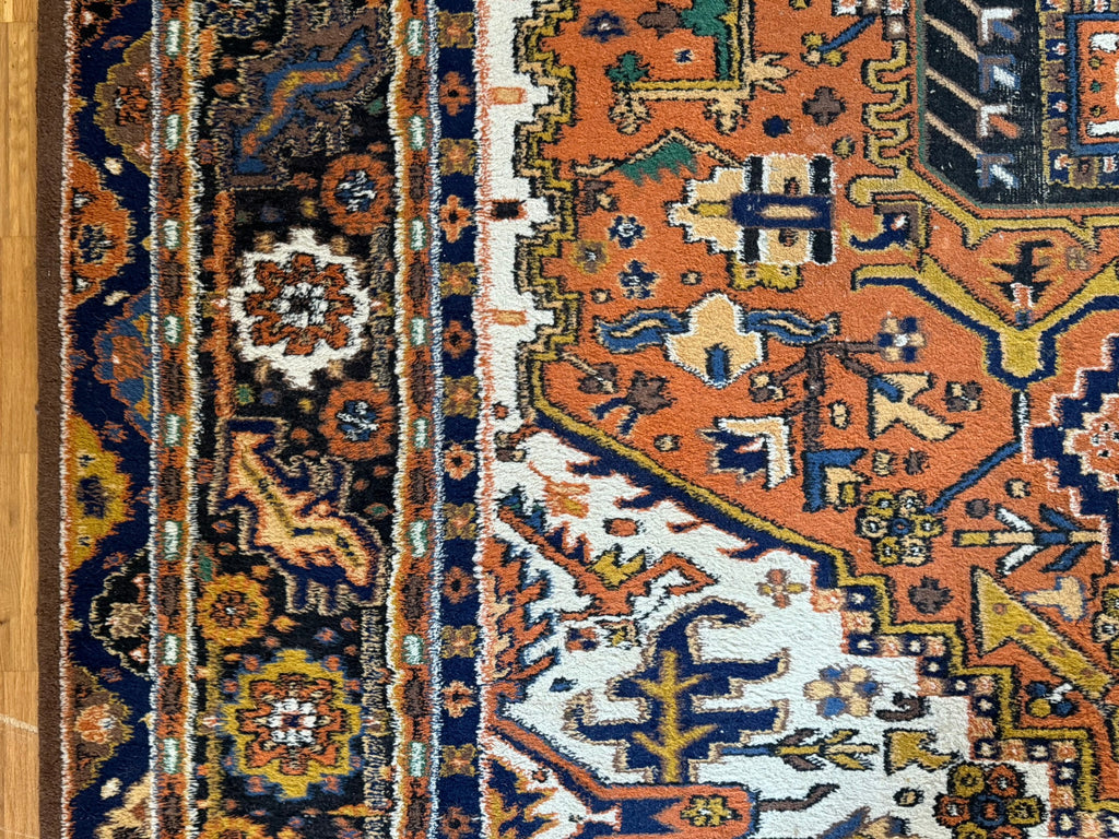 Alter Orientteppich Wolle Türkei Teppich handgeknüpft 360x276cm