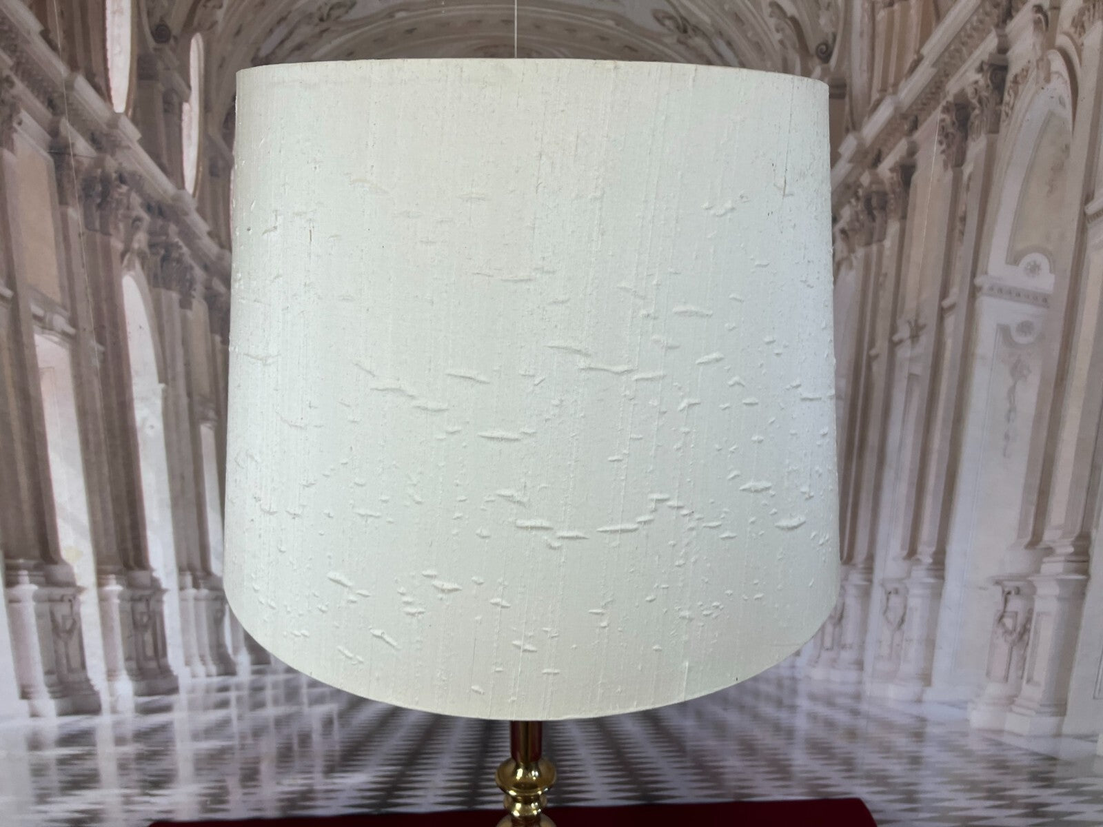 Paar Tischleuchten Messing Barock Form Barockleuchter Stillampen 2x Lampe