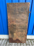 GROSSE ANTIKE SPÄT-GOTISCHE TÜR TÜRBLATT AUS EISEN 16/17 TES JHDT 86,5x181,5cm