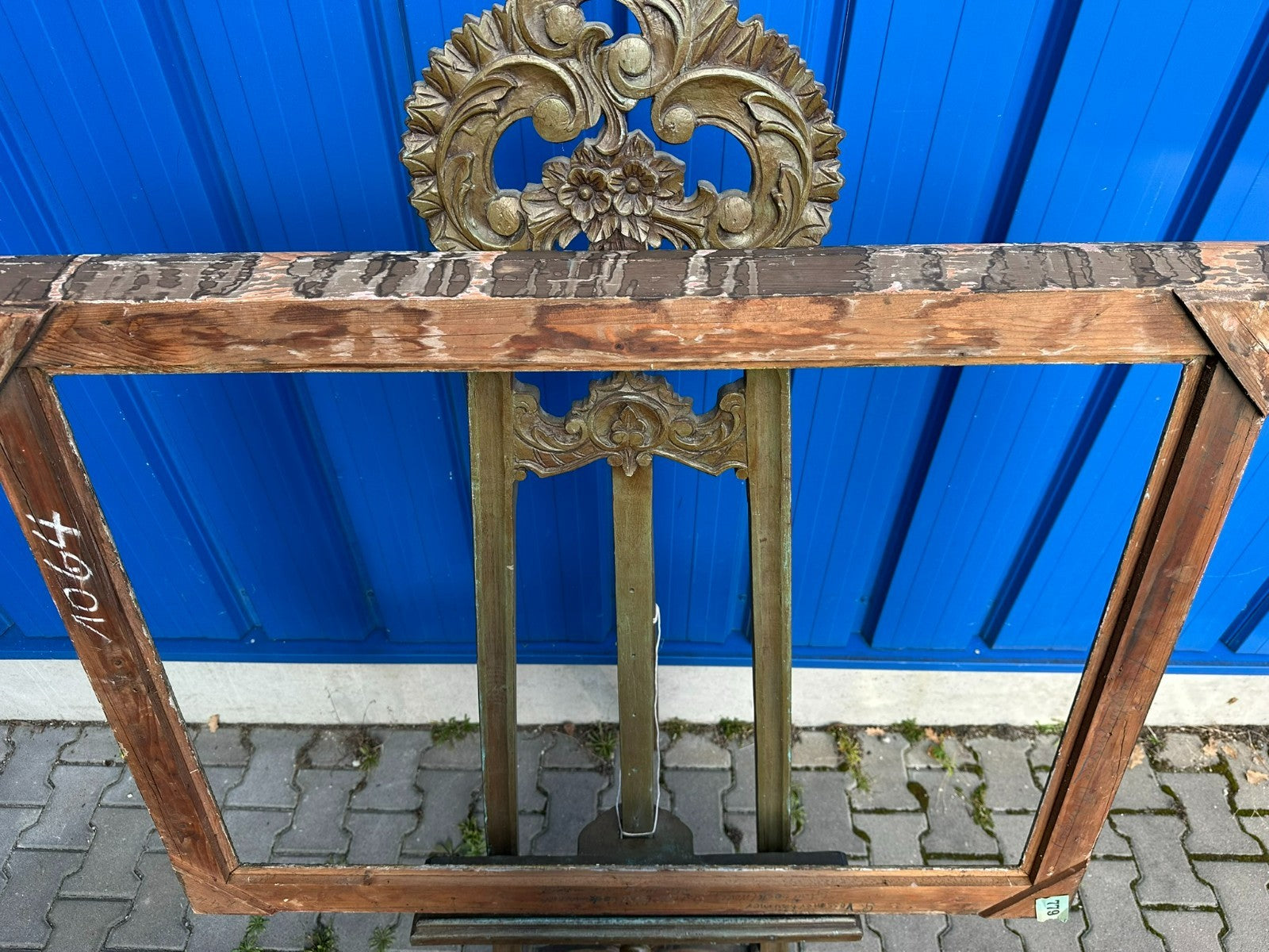 Sehr grosser Bilderrahmen Rahmen für Gemälde 117x87x8cm Falz 101,5x71,5cm