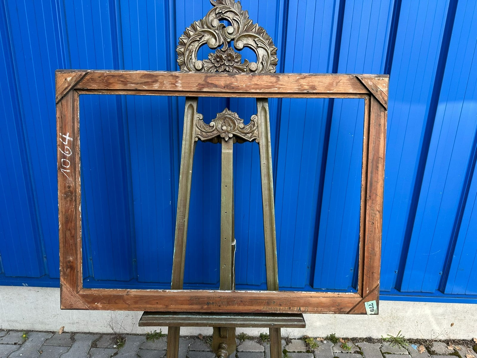 Sehr grosser Bilderrahmen Rahmen für Gemälde 117x87x8cm Falz 101,5x71,5cm