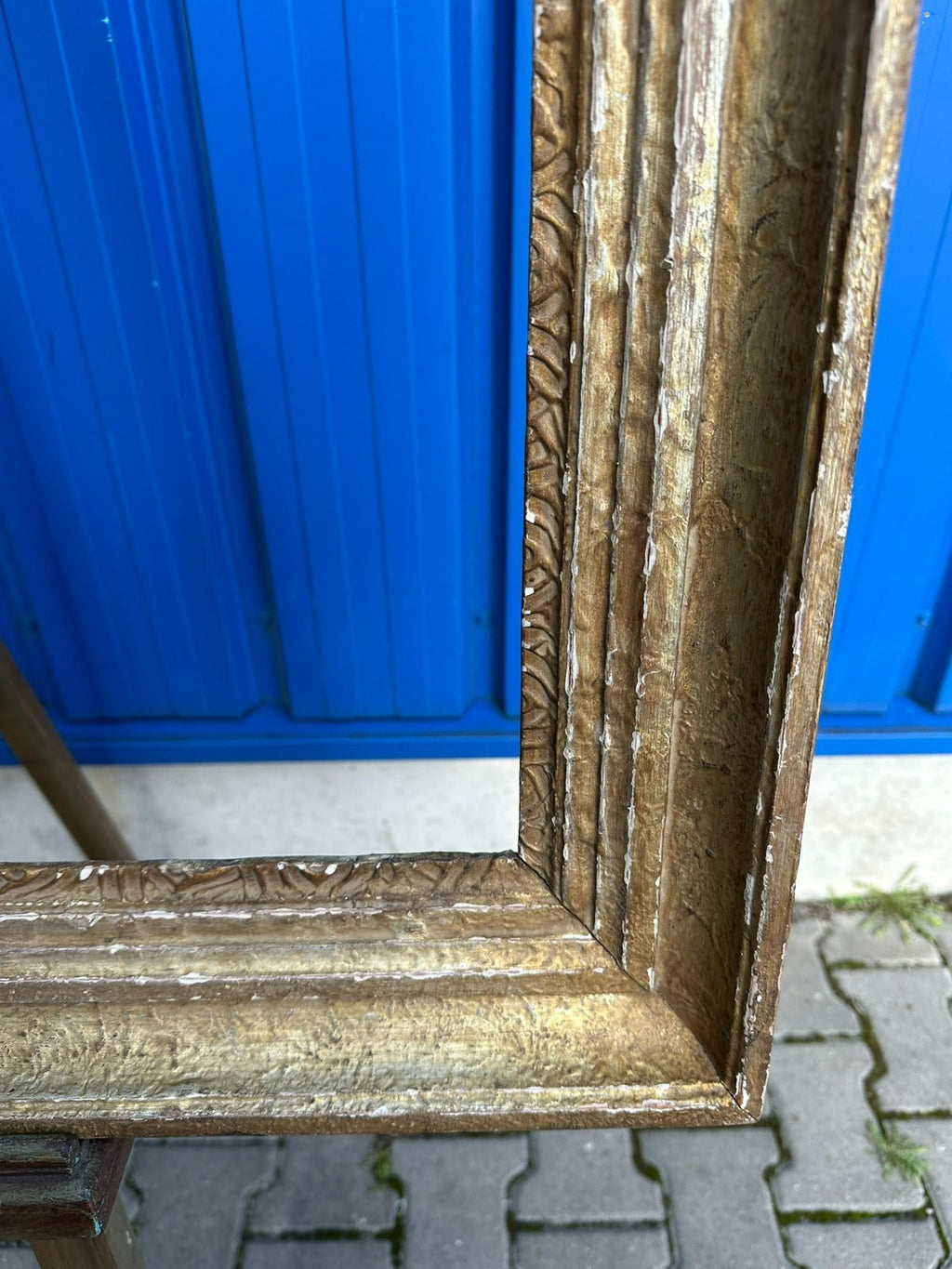 Sehr grosser Bilderrahmen Rahmen für Gemälde 117x87x8cm Falz 101,5x71,5cm