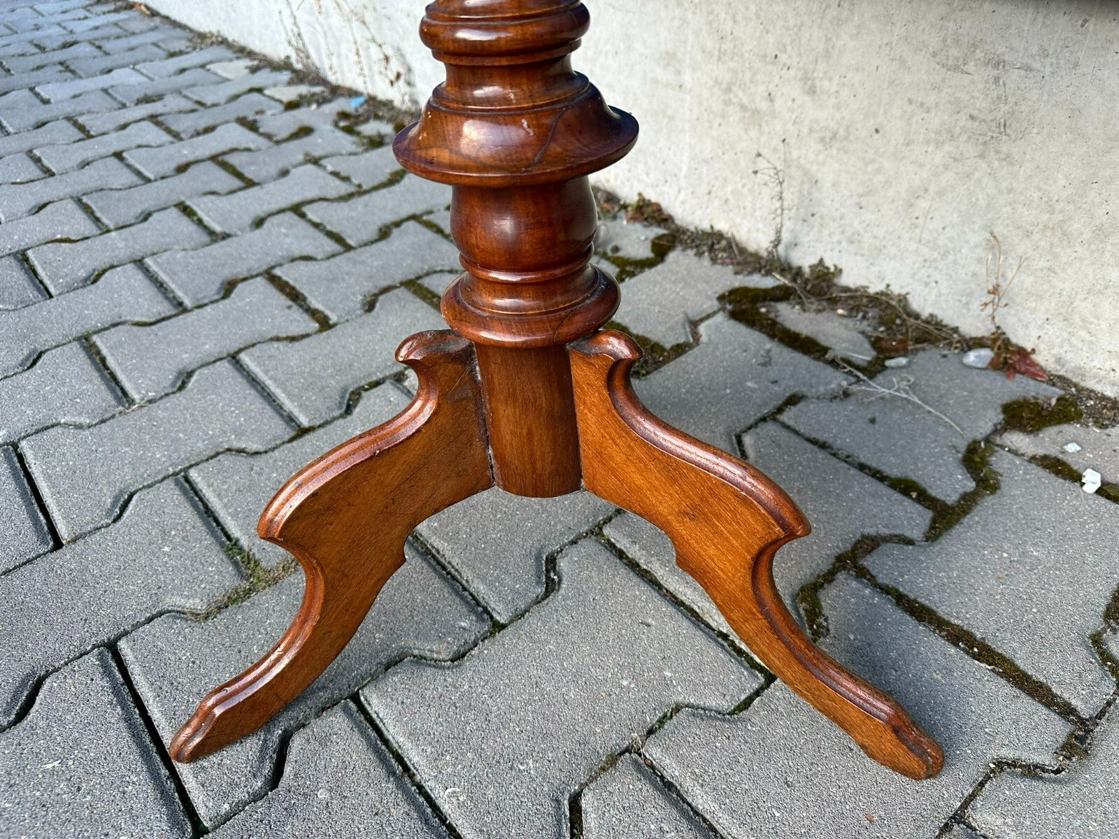 Antiker Beistelltisch Nähtisch um 1860 Mahagoni Louis Philippe
