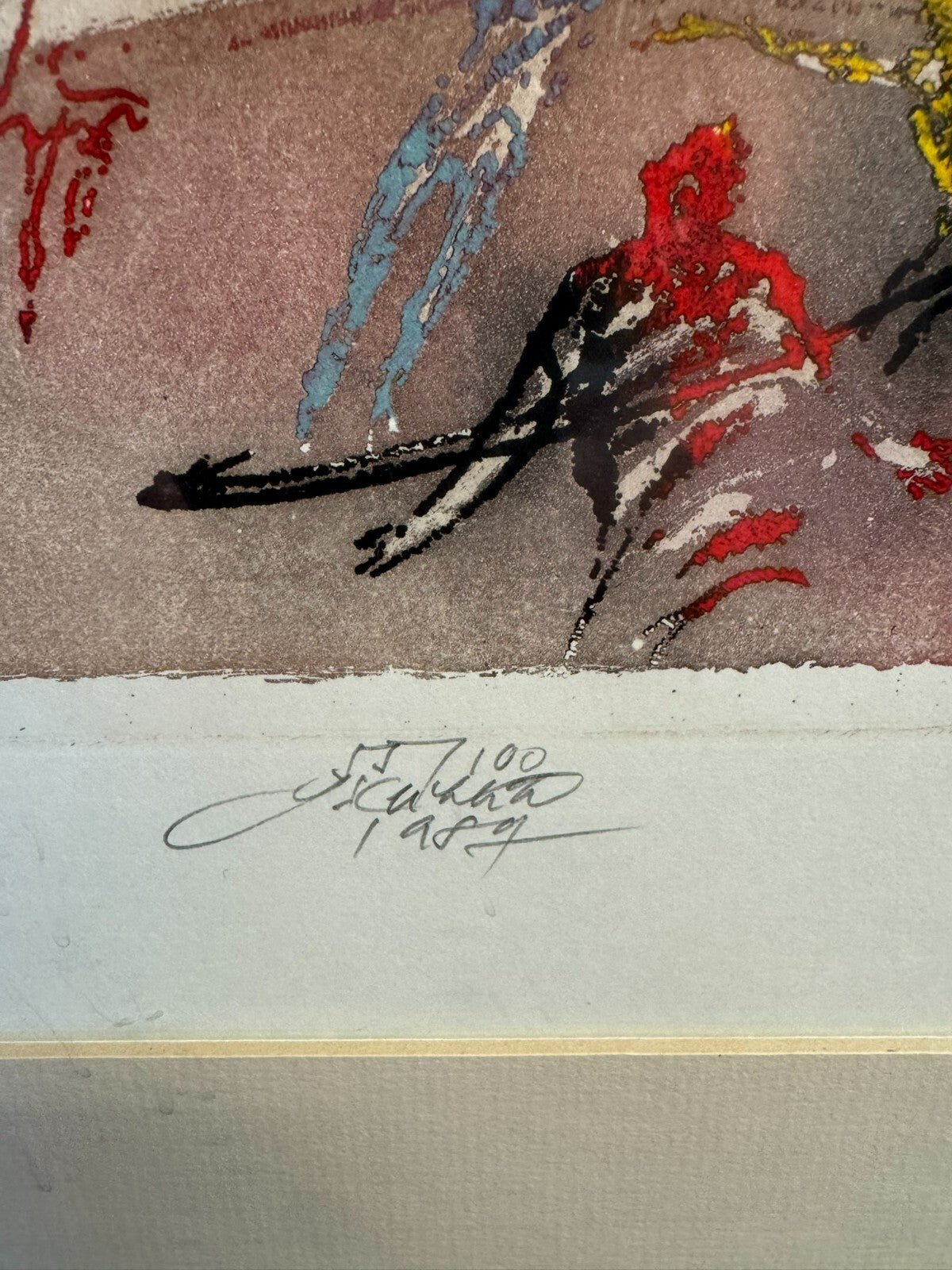 Ladislav Kuklik (1947) Signierte Farbradierung Zirkus