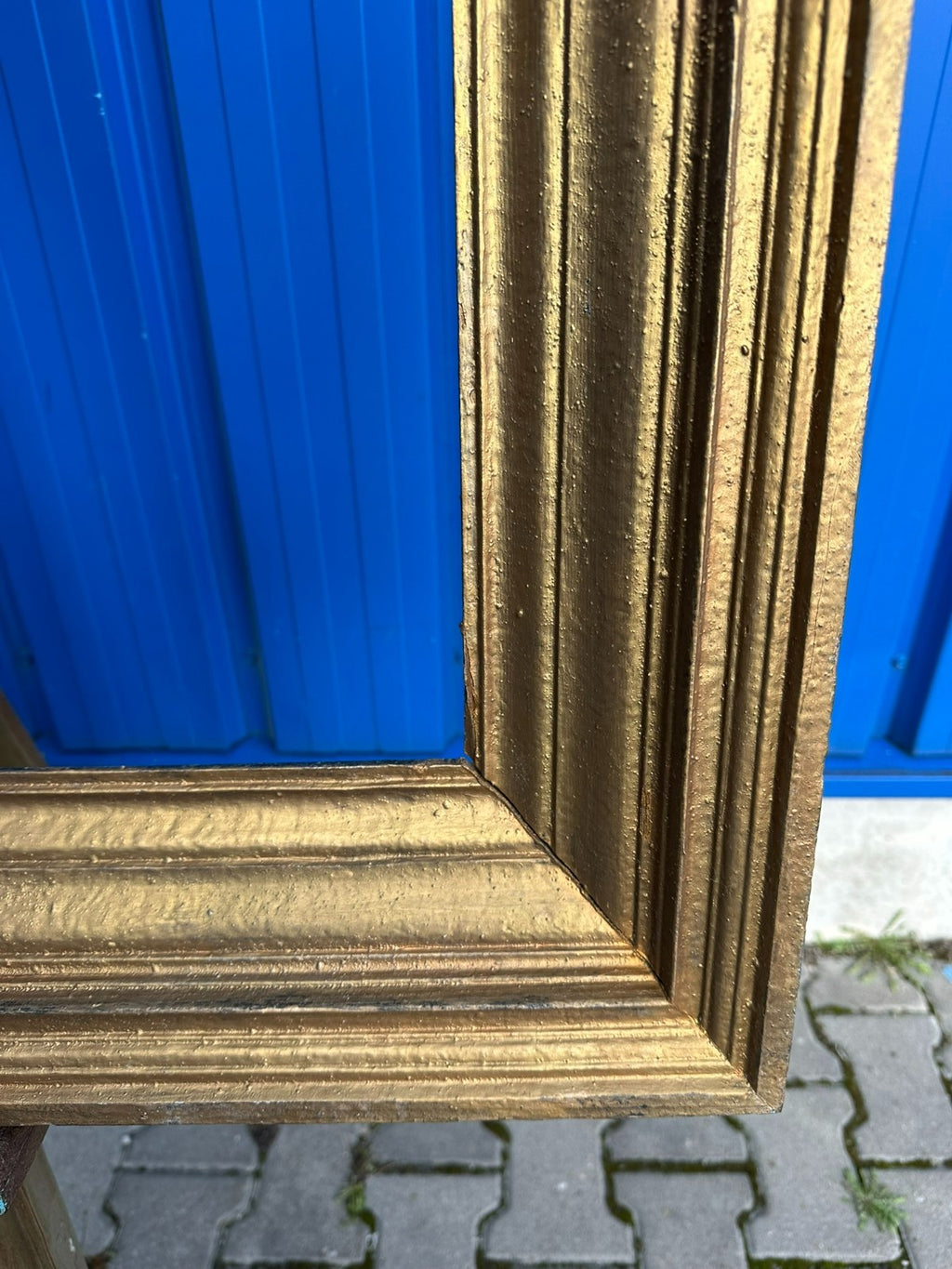 Sehr grosser Bilderrahmen Rahmen für Gemälde 120x75x7cm Lichtmass 95,5x51cm
