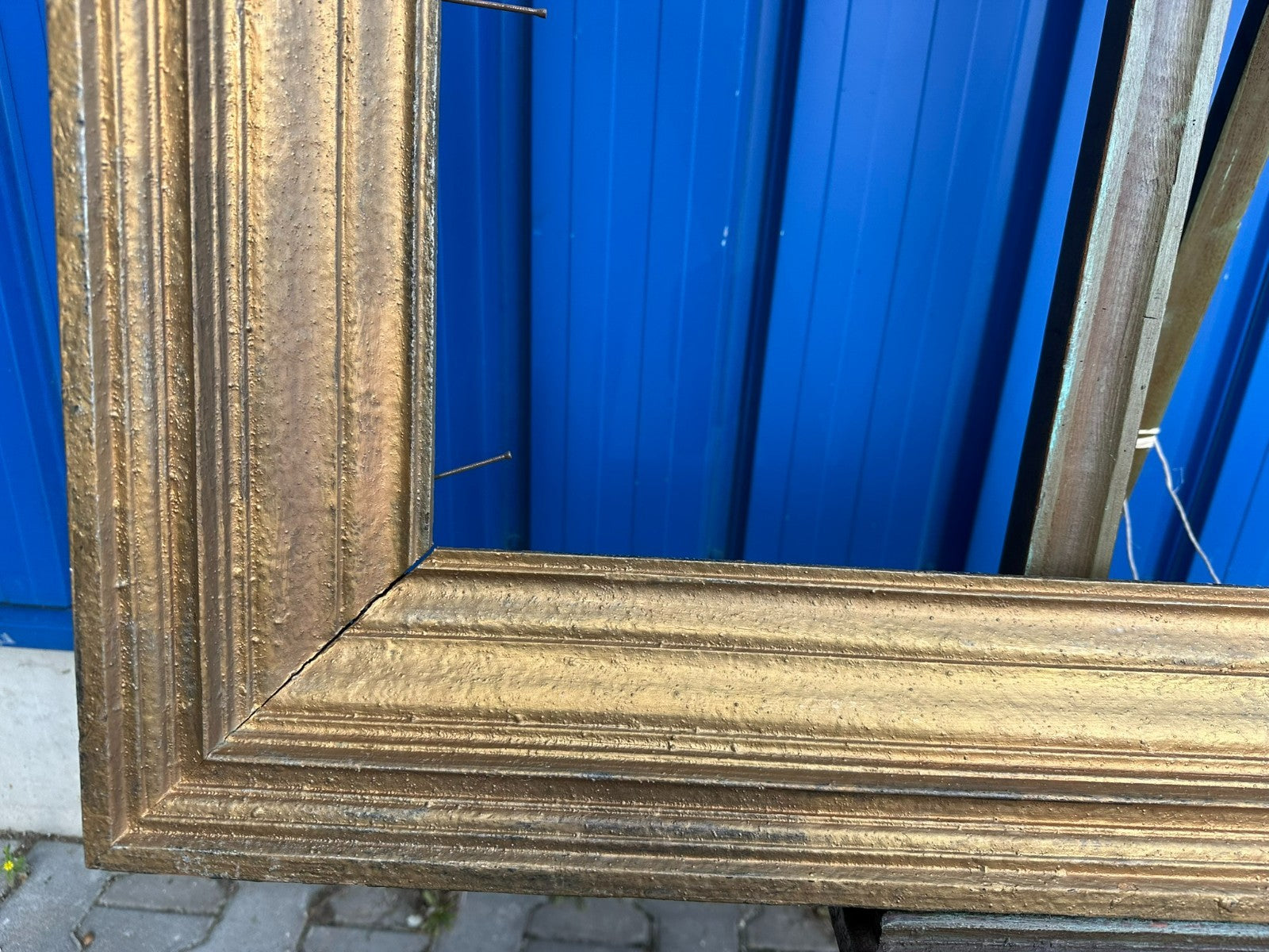 Sehr grosser Bilderrahmen Rahmen für Gemälde 120x75x7cm Lichtmass 95,5x51cm